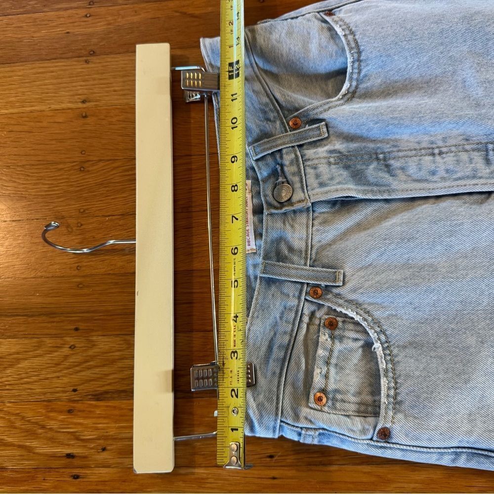 🐍Custom Levi’s Snake Reputation Embroidered Light Blue Jeans 25 - Picture 7 of 10